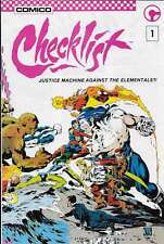 Comico Checklist #1 VF; COMICO | Elementals Justice Machine - we combine shippin picture