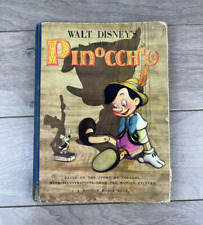 Vintage Walt Disney version of PINOCCHIO 1939 Random House Hardcover 1st Edition picture