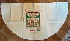 VINTAGE BLESSED NATIVITY TREE SKIRT any DIMENSIONS from 1989 kit (46” Diameter) picture