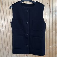 CHANEL Black Vest Women Size 40 Designer 100% Authentic BRAND NEW picture