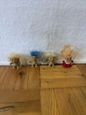 4 Vintage 1960's Thomas Dam made in Denmark 3 Inch trolls Dolls picture