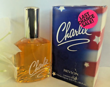 Revlon Charlie 2.12oz Cologne Spray Limited Edition USA BOX Vintage 90's Sticker picture