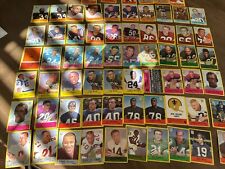 1967 PHILADELPHIA GUM FOOTBALL LOT OF (66)DIFFERENT CARDS CONDITION GOOD-VG picture