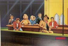 Classic 1950s Celebrities at the Bar 26 x 37 picture