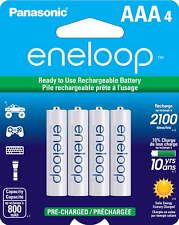 Panasonic Eneloop BK-4MCCA4BA AAA Rechargeable Batteries, 4-Battery Pack picture