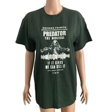 RARE 2011 Predator the Musical T-shirt Mens M chicago horror picture