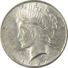 1927 D Peace Dollar Borderline Uncirculated Silver $1 Coin SKU:I11510 picture