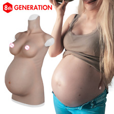 4-9 Months Realistic Silicone Fake Pregnant Belly Cosplay Twins Pregnant Belly picture