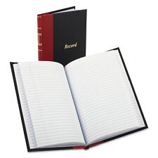 Boorum & Pease Record/Account Book Black/Red Cover 144 Pages 5 1/4 x 7 7/8 96304 picture