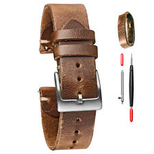 Leather Watch Bands Horween Leather Watch Strap for Men Women 18mm 20mm 22mm picture
