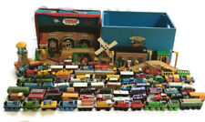 Large Thomas The Train LOT Retired Wooden Tank Engine Friends Storage Vtg 1990s picture