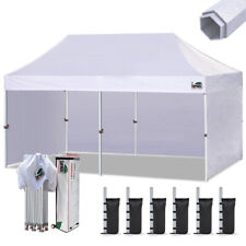 Eurmax USA Premium 10'x20' Ez Pop-up Canopy Tent /4 Side Walls &Roller Bag picture