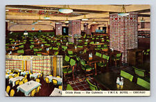 YMCA Hotel Interior Oriole Room Cafeteria Chicago Illinois IL Postcard picture