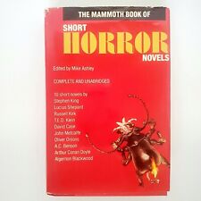 The Mammoth Book of Short Horror Novels Hardcover Vintage 1988 Stephen King picture