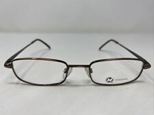 Modern TODD ANTIQUE BROWN 48-18-140 Metal Full Rim Eyeglasses Frame MD09 picture