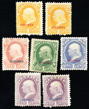 US Stamps Unused F-VF Lot Of 7 Official Specimen Overprints picture