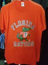 Vintage 80s soffee florida gators albert large 42-44 orange shirt usa picture