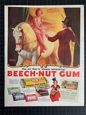 Vintage 1937 Beech-Nut Gum Print Ad picture