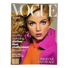 VTG Vogue Magazine January 1988 Rachel Williams by Richard Avedon No Label VG picture