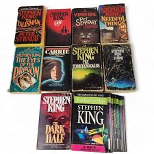 Stephen King Vintage Paperback Books Lot of 15 Cujo Carrie Talisman Green Mile picture