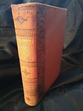 1901 Antique Leather Triumphs and Wonders XIXth Century Book AMAZING INSCRIPTION picture