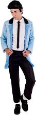 Mens 50s Light Blue Teddy Boy Suit Costume Adult 1950s Rock N Roll Outfit picture