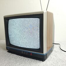Vintage Magnavox CRT TV 1980s Wood Grain Color Television Retro Gaming No Remote picture