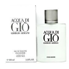 Giorgio Armani Aqua Di Gio Men 3.4 oz EDT Aquatic Fresh Fragrance New picture