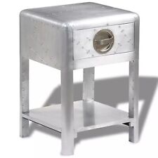 vidaXL Aviator End Table with 1 Drawer Vintage Aircraft Airman Style 242115 picture