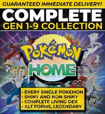 Pokemon Home COMPLETE Gen 1-9 Dex | Shiny + Non Shiny Living Pokedex | All Forms picture