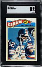 1977 Topps Football #98 Ray Rhodes  SGC 8 picture