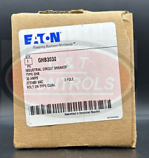 Eaton GHB3030 3P 30A Bolt On Circuit Breaker New In Box USA Stock picture