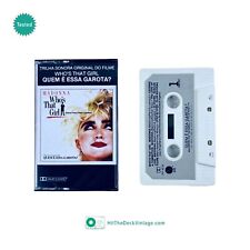 Madonna Who's That Girl Soundtrack Cassette Tape (1987) Brazil Sire TESTED picture