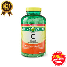Spring Valley 1000 mg, Vitamin C with Rose Hips 500 Tablets, Immune Support picture