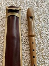 Vintage Mollenhauer? Maple wood Recorder With Leather Case picture