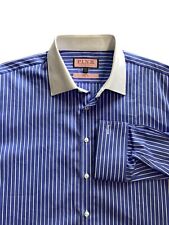 Thomas Pink Mens Dress Shirt Slim Fit French Cuffs Size 16.5 picture