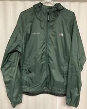 The North Face Jacket Mens L Green Windbreaker Rain Full Zip Lightweight.   3592 picture