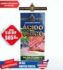 Acido Urico / Uric Acid Supplement 60 Caplets 1g. By Natural de Mexico picture