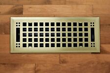 Madelyn Carter Artisan Brushed Brass Floor & Wall Vent Covers picture