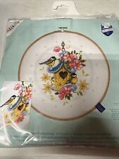 Vervaco Counted cross stitch kit Our bird house, DIY New Sealed New Old Stock picture