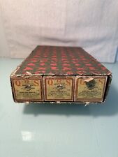 Lot Of 3 Vintage Illustrated QRS Player Piano Rolls Mother Goose Rhymes In Boxes picture