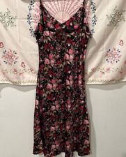 Vintage Floral Midi Slip Dress Size Small picture