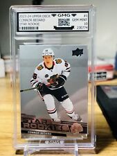 2023-24 Upper Deck Connor Bedard Star Rookie #1 GMG Graded 10 Gem Mint 💎 RC  picture