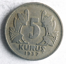 1937 TURKEY 5 KURUS - Hard to Find Series -  - Turkey Bin #1 picture
