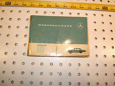 Mercedes 1967 W108 250S  MBZ Service-Kundendienstheft small OEM  1 booklet,9-66 picture