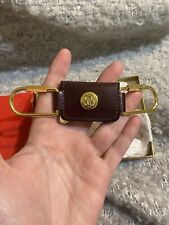 Vintage Bosca Full Grain Hide Leather Small Pocket Purse Or Keychain Add On picture