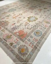 Luxury Vintage Oushak Area Rugs Hand Knotted Turkish Woolen Carpets Livingroom picture