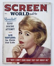 VTG Screen World and TV Magazine October 1960 Elizabeth Taylor No Label picture