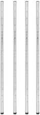 Commercial Chrome Posts for Wire Shelving- Set of 4 Poles picture