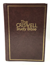 The Criswell Study Bible KJV 1979 Old Time Gospel Hour HC Falwell Brown Cover picture